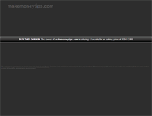 Tablet Screenshot of makemoneytips.com